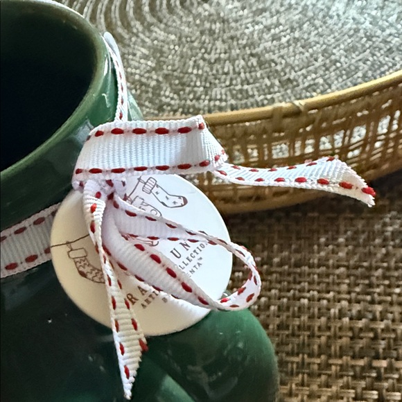 Rae Dunn Green Christmas Cheer Mug with Cookie Cutter - Picture 4 of 5